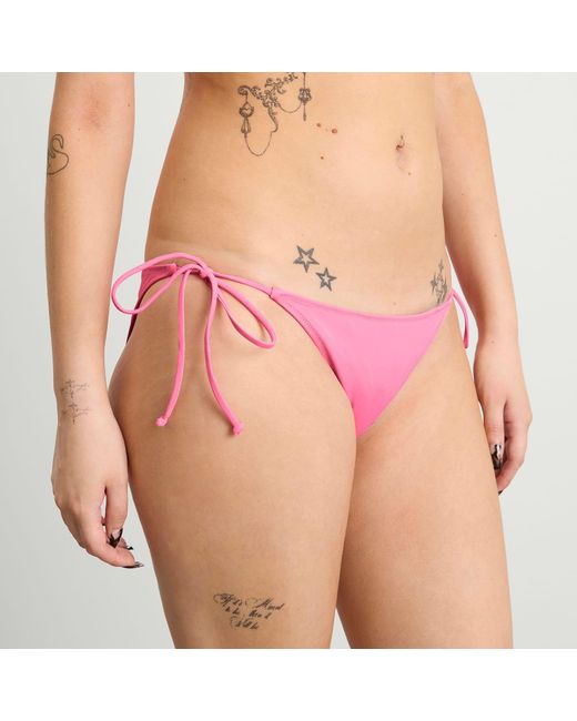 Fruity Booty Pink Tie Bikini Bottoms