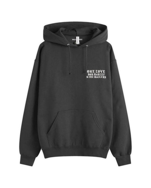 Wacko Maria Black X Bob Marley Type-1 Hoodie for men