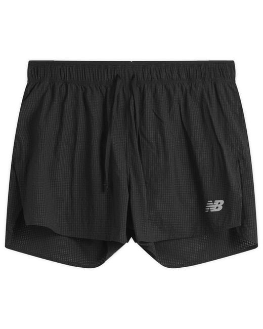 New Balance Black Rc Ultra Light Split Short 3"