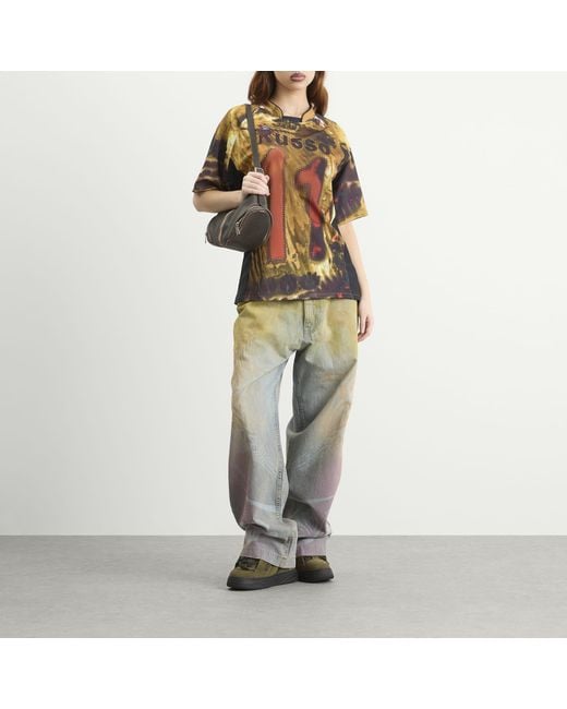 PAOLINA RUSSO Gray Denim Baggy Trousers