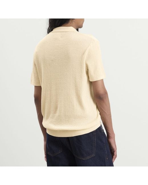 Ronning Natural End. X Textured Polo Shirt for men