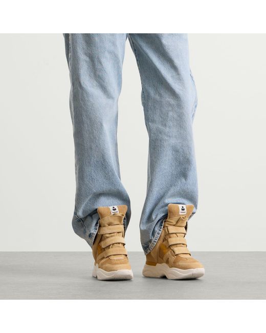 Isabel Marant Metallic Balskee Platform Sneaker