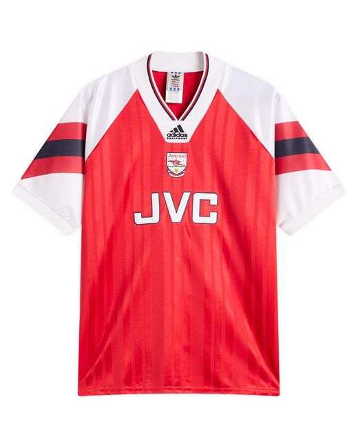 adidas Arsenal Fc Home 92-94 Jersey Top in Red for Men | Lyst
