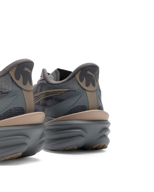 PUMA Gray Deviate Nitro 4 Sneaker for men