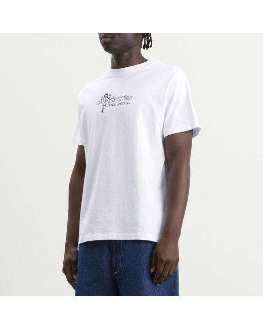 POLAR SKATE White Mootivation Band T-Shirt for men