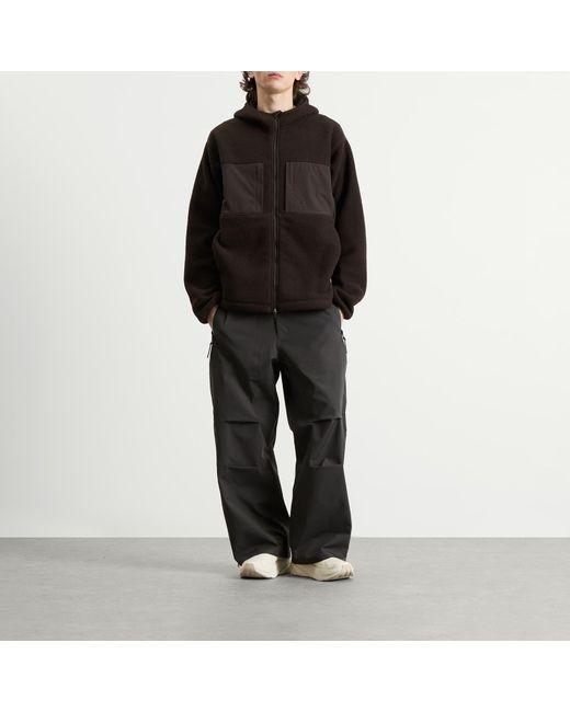 REPRESENT 247 Black Borg Fleece Jacket for men
