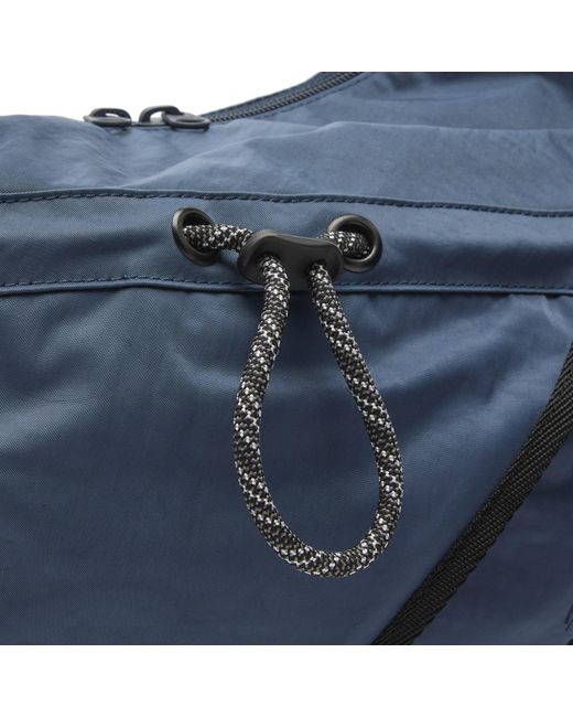 F/CE Blue Textured Twill 2-Way Shoulder Bag