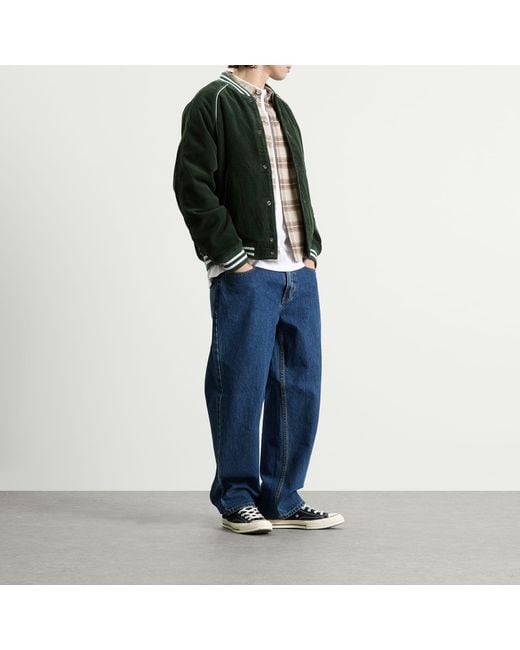 thisisneverthat Corduroy Varsity Jacket in Green for Men | Lyst UK
