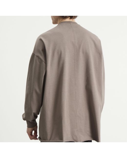 Rick Owens Brown Long Sleeve Tommy T T-Shirt for men