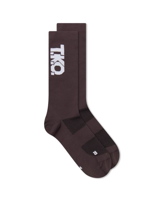 Pas Normal Studios Brown T.K.O. Race Socks for men