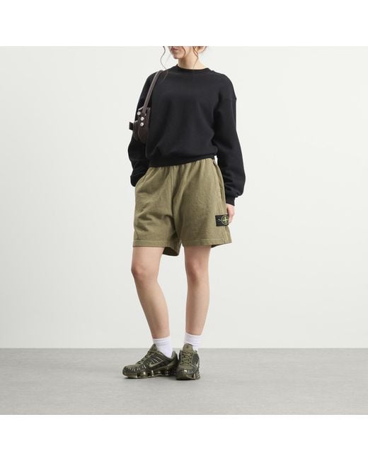 Stone Island Green Shorts