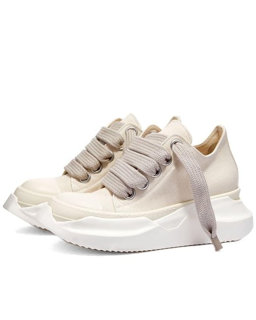 Rick Owens Natural Drkshdw Abstract Low Sneakers