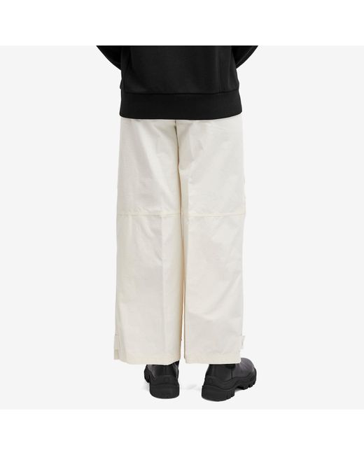 Moncler White Cargo Pants