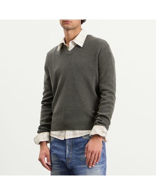 Acne Gray Kodos Merinos Jumper for men