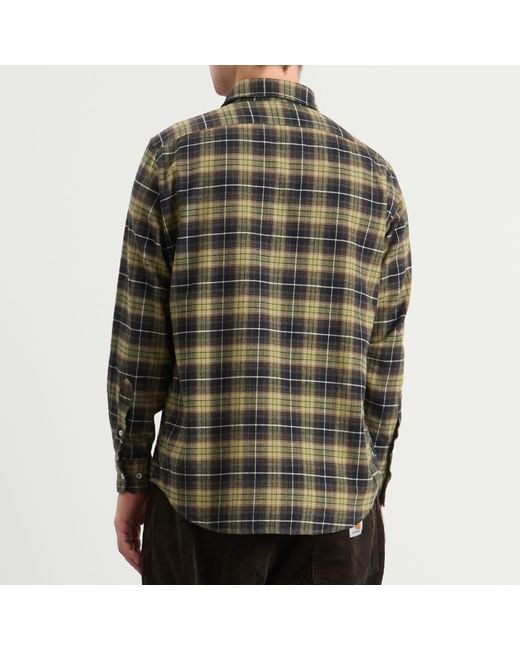 No Problemo Green Plaid Shirt for men