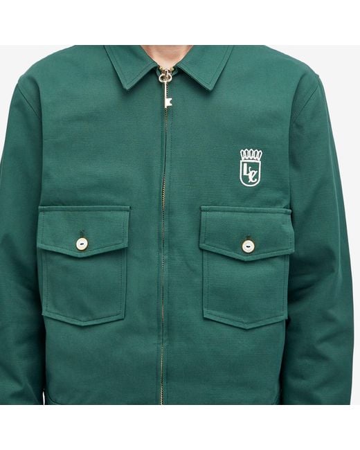 Late Checkout Green Work Jacket for men