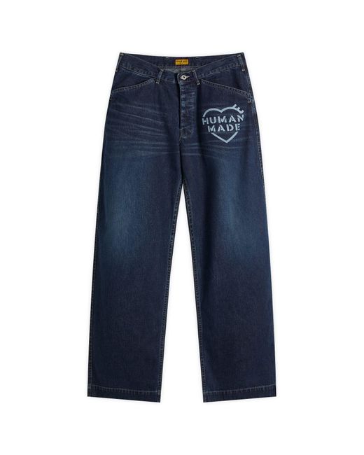 Human Made Blue Denim Sailor Pants for men