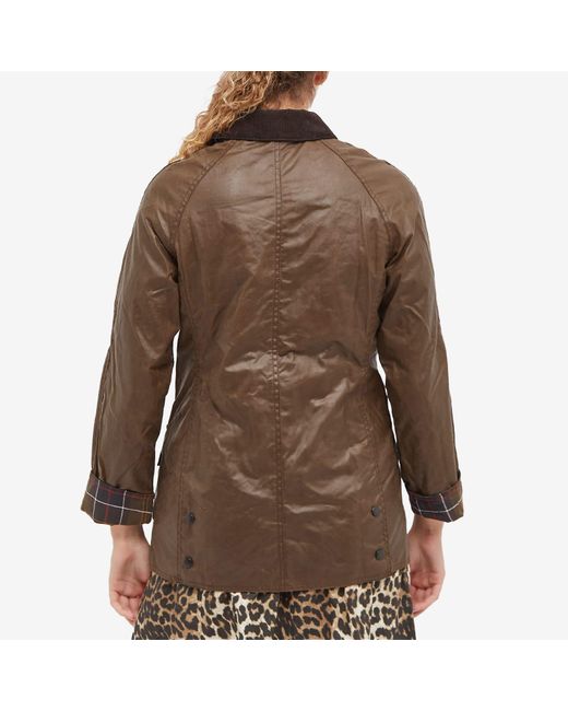 Barbour Brown Beadnell Wax Jacket
