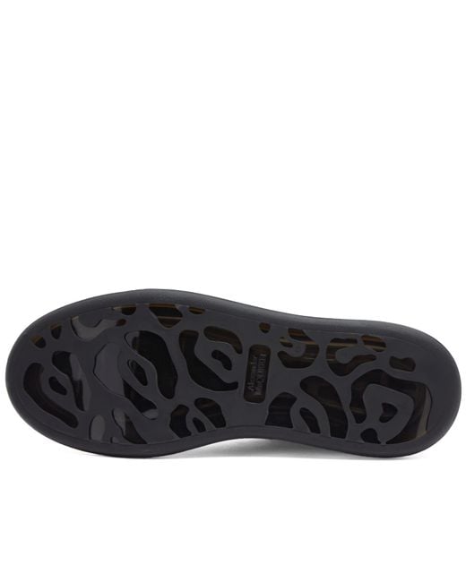 Alexander McQueen Black Transparent Sole Oversized Sneakers for men