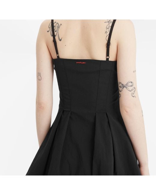 Peachy Den Black Renee Mini Dress