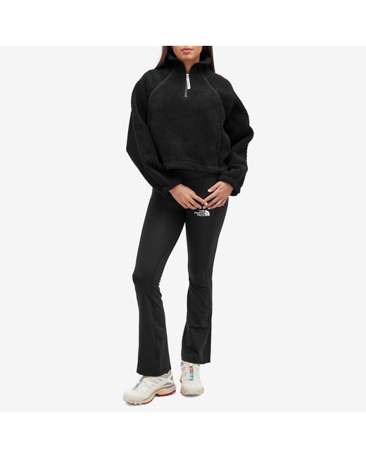 The North Face Black Poly Knit Flared Leggings