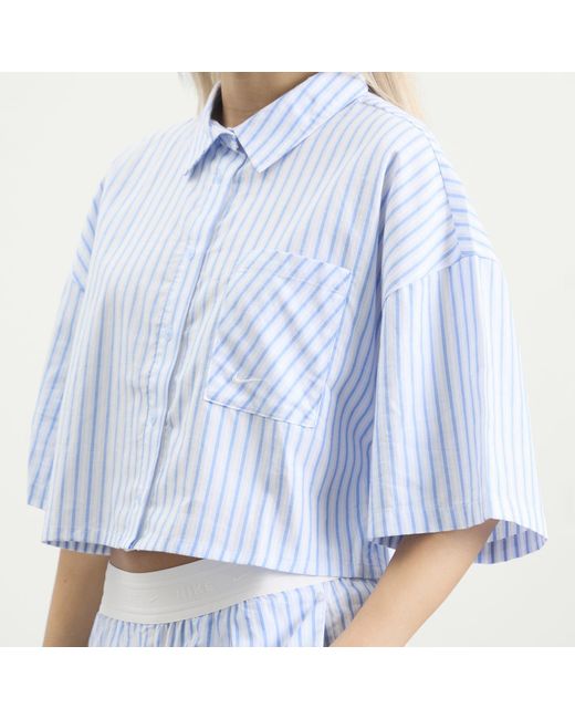 Nike Blue Stripe Shirt