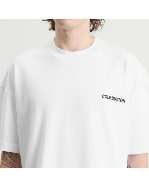 Cole Buxton White Sportswear T-Shirt for men