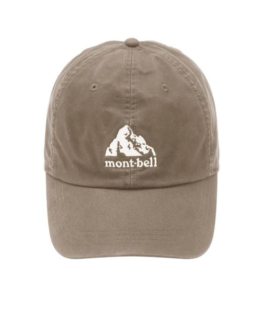 Montbell Gray Washed Out Cap for men