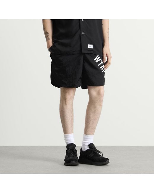 (w)taps Black Spss2501 Shorts for men
