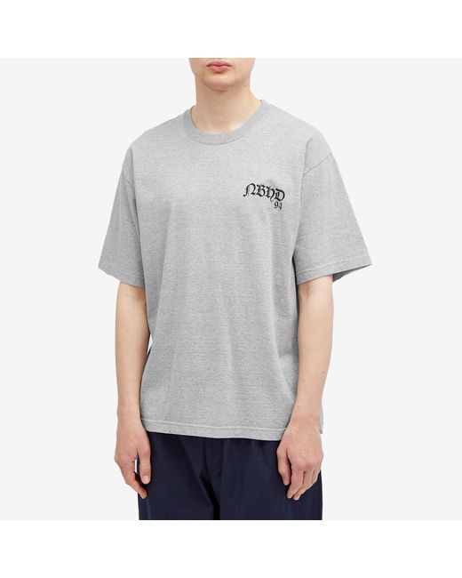 [関税なし] Neighborhood / 23 Printed T-Shirt Neighborhood 23 Printed T-Shirt in Grey for Men | Lyst UK