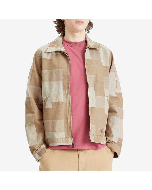 Dickies Natural Jacquard Eisenhower Jacket for men