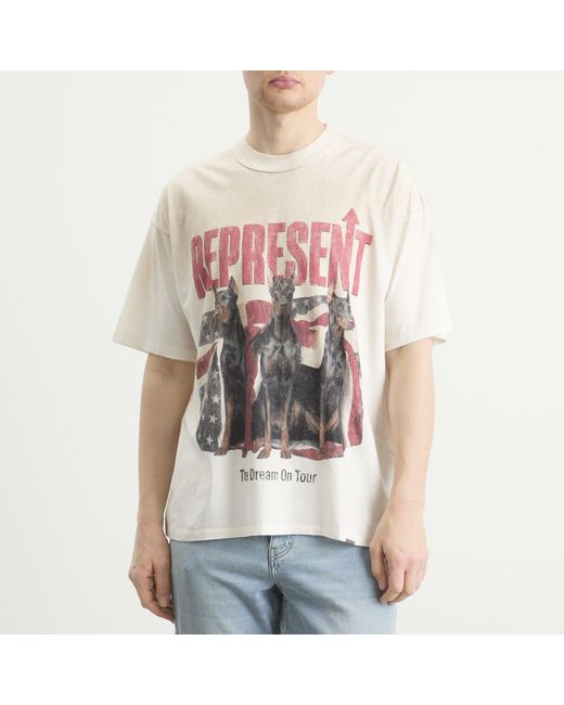 Represent Multicolor The American Dream On Tour T-Shirt for men