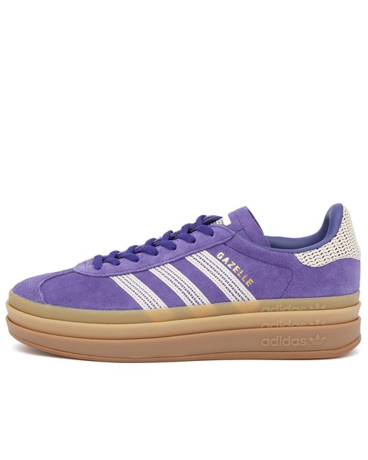adidas gazelle silver green womens Adidas Women's Gazelle Bold Shoes