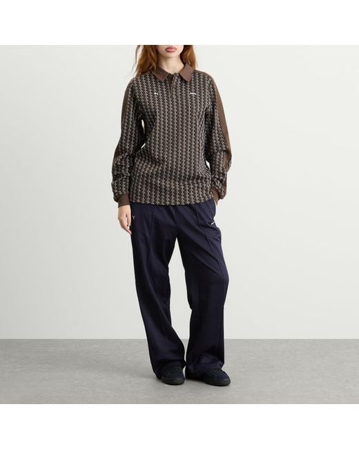 PUMA Brown X Jjjjound T7 Long Sleeve Polo