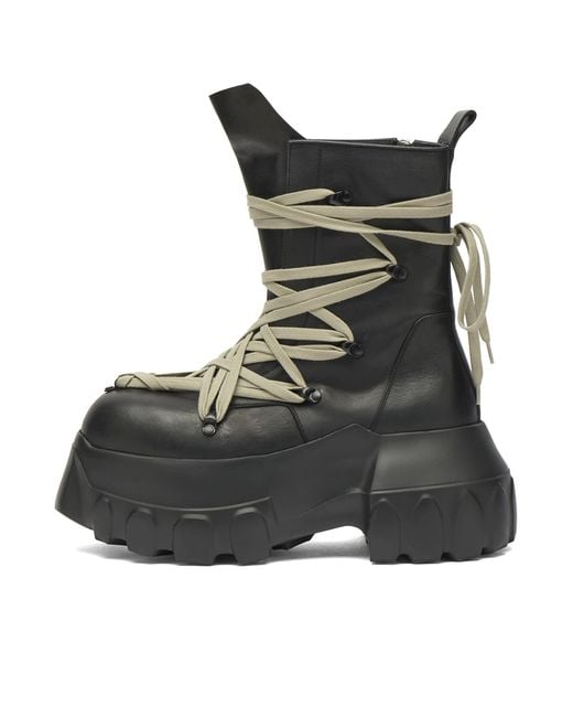 Rick Owens Black Mega Tractor for men