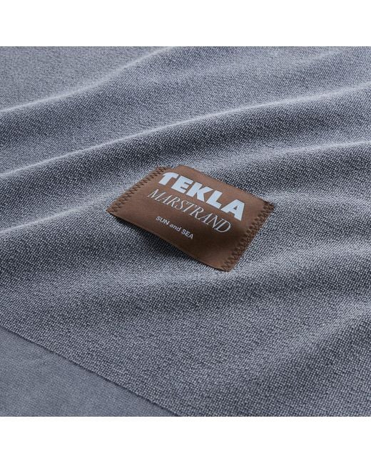 Tekla Blue Beach Towel