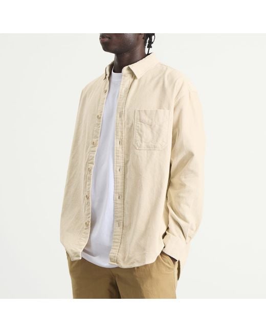 FRIZMWORKS Natural Og Corduroy Shirt for men