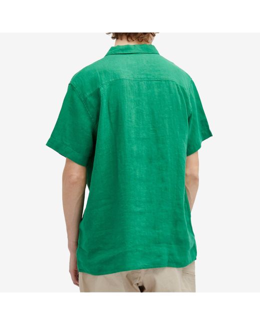 YMC Green Malick Vacation Shirt for men