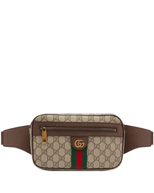 Gucci Brown Ophidia Gg Monogram Waist Bag for men