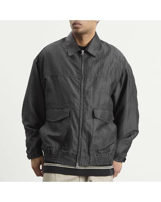 Comme des Garçons Black Wool Blend Bomber Jacket for men