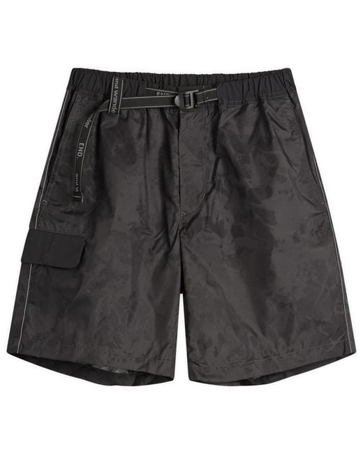 And Wander Black End. X Nylon Print Short Pant