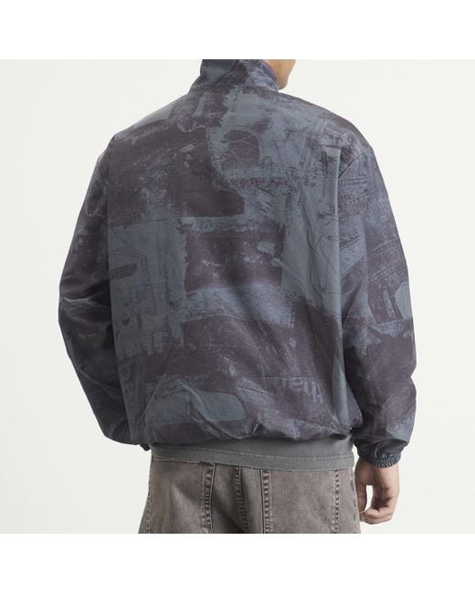 Thisisneverthat Gray Washed Intl Team Jacket for men