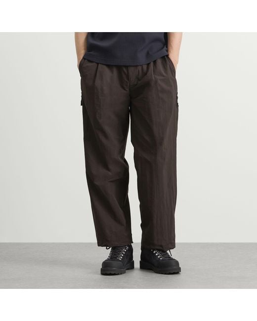 Snow Peak Brown Nylon Double Rip Trousers for men