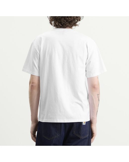 No Problemo White Ss Tee for men