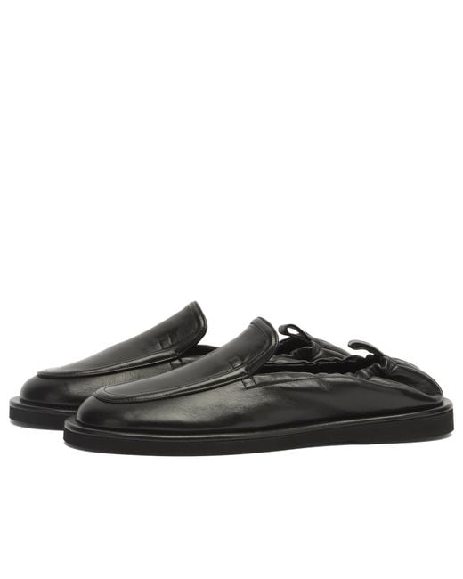 Studio Nicholson Black Elastic Back Loafer