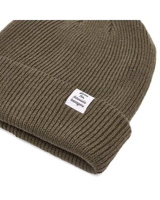 Human Made Green Classic Beanie for men