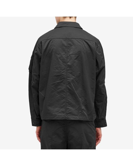 Alpha Industries Black Uv Utility Overshirt for men