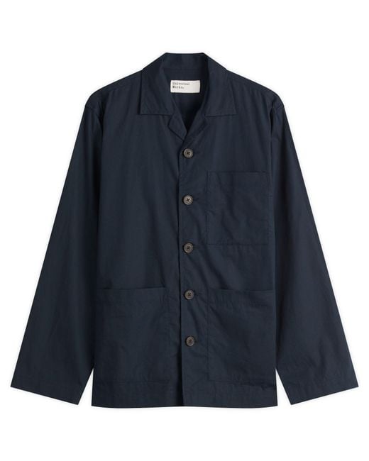 Universal Works Blue Broad Cloth Cancun Jacket for men