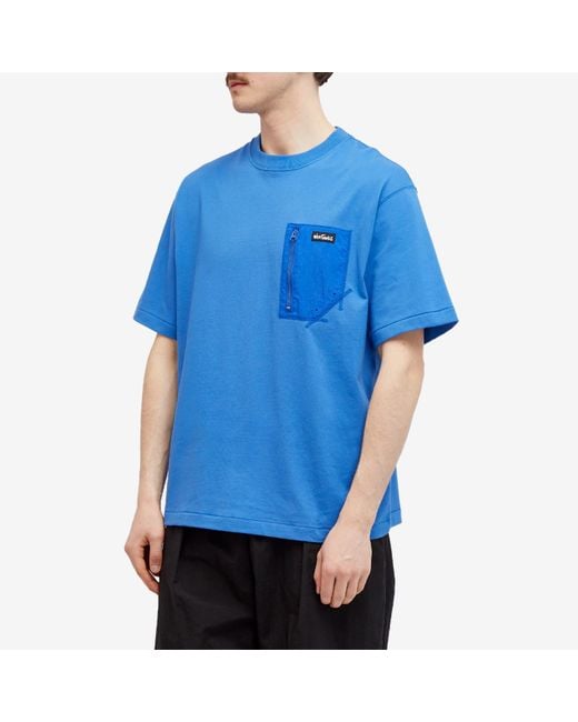 Wild Things Blue Camp Pocket T-Shirt for men