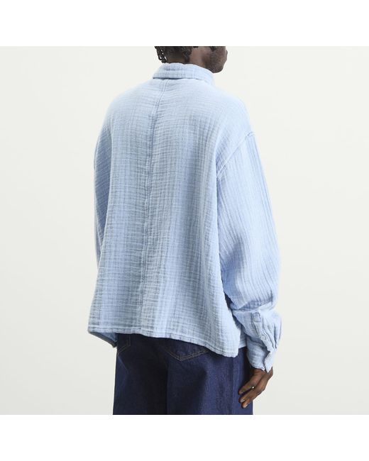 Won Hundred Blue Maza Shirt for men